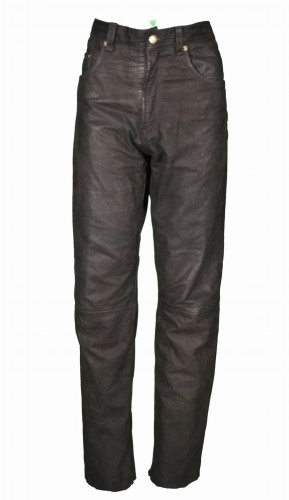 Przejdź do produktu MĘSKIE SPODNIE MOTOCYKLOWE SKÓRZANE SKÓRA CHOPPER 48 S M
