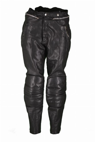 Przejdź do produktu MĘSKIE SPODNIE MOTOCYKLOWE SKÓRZANE SKÓRA PROTEKTORY 46 S