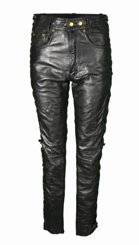 Przejdź do produktu POLO SPODNIE MOTOCYKLOWE SKÓRZANE SKÓRA CHOPPER S