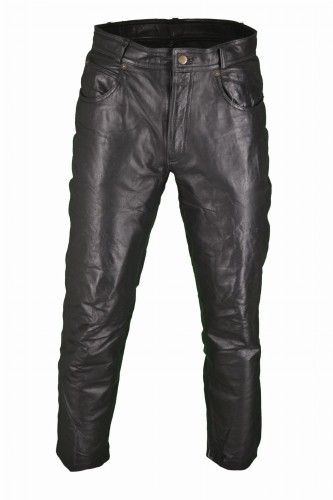 Przejdź do produktu MĘSKIE SPODNIE MOTOCYKLOWE SKÓRZANE SKÓRA CHOPPER 36 M