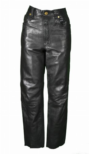 Przejdź do produktu MFC MĘSKIE SPODNIE MOTOCYKLOWE SKÓRZANE SKÓRA CHOPPER 48 S M