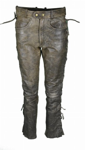 Przejdź do produktu SPODNIE MOTOCYKLOWE SKÓRZANE SKÓRA CHOPPER 46 S
