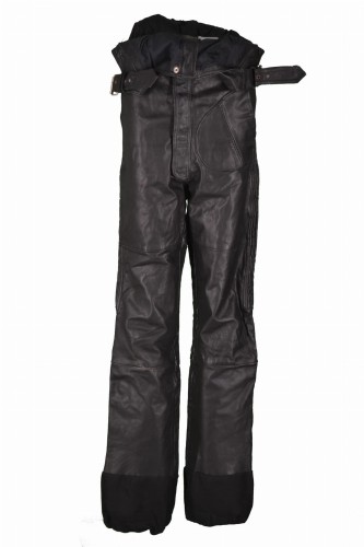 Przejdź do produktu KRAWEHL MĘSKIE SPODNIE MOTOCYKLOWE SKÓRZANE SKÓRA CHOPPER SZELKI 54 M