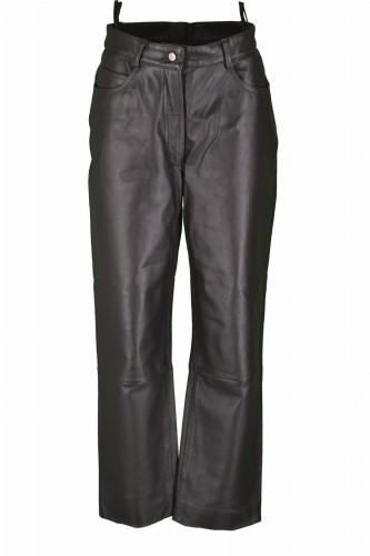 Przejdź do produktu DAMSKIE SPODNIE MOTOCYKLOWE SKÓRZANE SKÓRA CHOPPER 38 S M