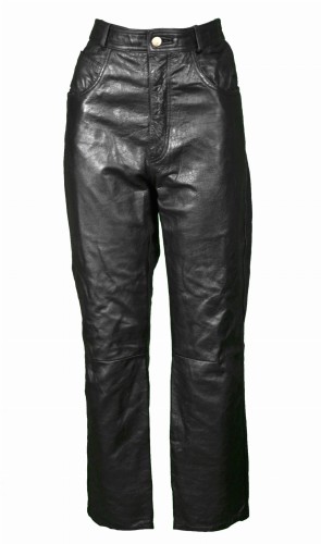 Przejdź do produktu LINUS MĘSKIE SPODNIE MOTOCYKLOWE SKÓRZANE SKÓRA CHOPPER 36 S M