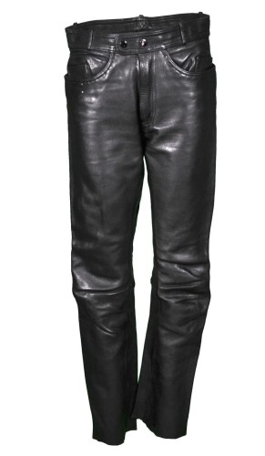 Przejdź do produktu MĘSKIE SPODNIE MOTOCYKLOWE SKÓRZANE SKÓRA CHOPPER 48 S